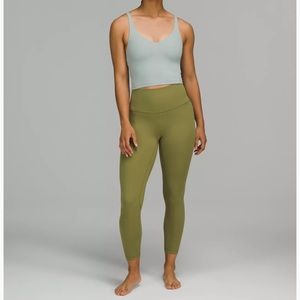 NWT lululemon Align High-Rise Pant 25" - Bronze Green - Size 4